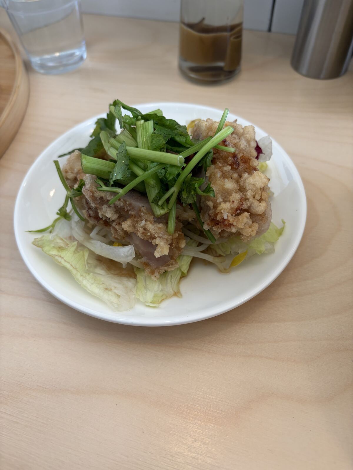 멘카이도 아츠마리준 콜라보 사이드 메뉴 유린기